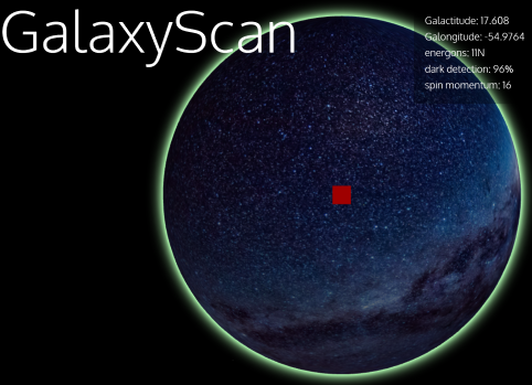 WebGL Galaxy Globe Example